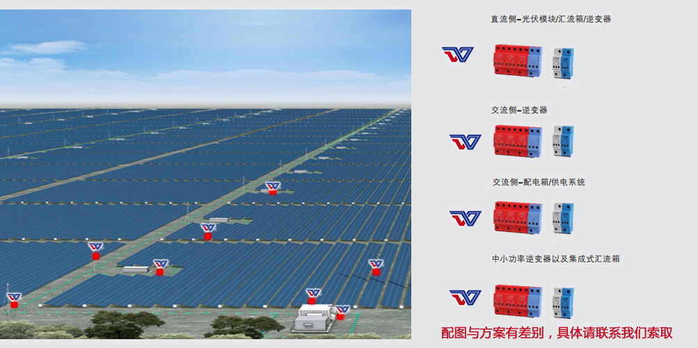 太陽(yáng)能/光伏發(fā)電站防雷解決方案